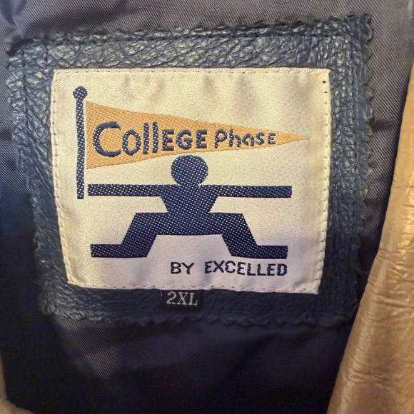 Notre Dame Fighting Irish Leather Jacket (XXL) / College Phase By Excelled - Picture 3 of 4